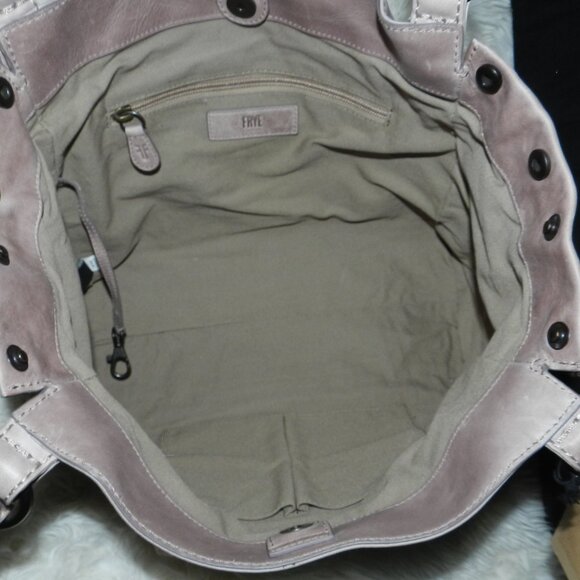 🆕 Frye Melissa Shoulder Bag Leather in Mushroom w/dust bag🆕⌚📦🏃💨🚚 - Picture 6 of 15